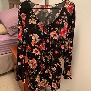 Black long sleeve dress